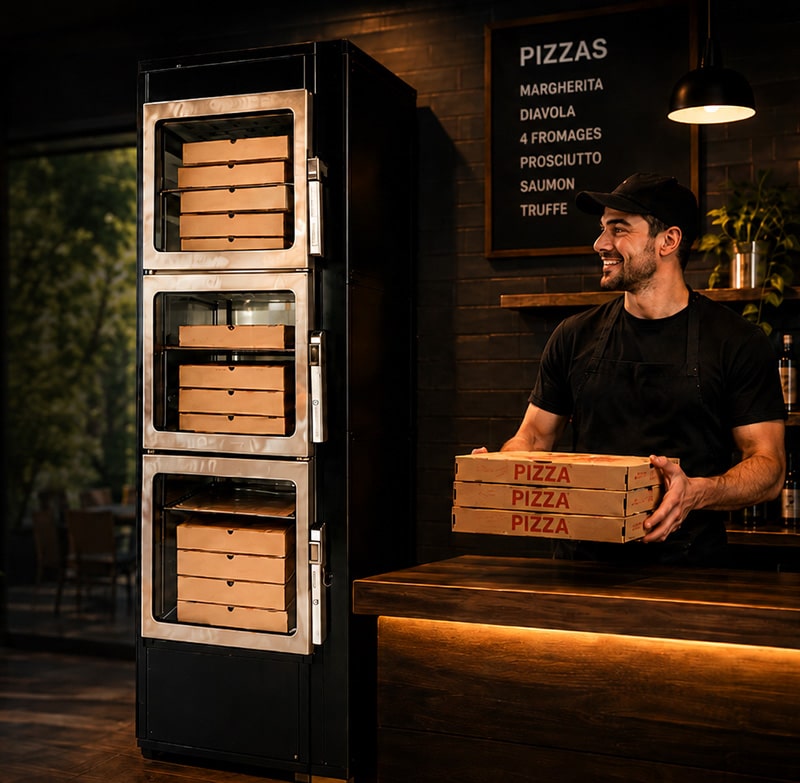 Mise en scène Armoire Pizzeria - Inores